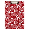 thumbnail image 1 of FMSHPON Christmas Snowflake Mitten Clipboard Hardboard Wood Nursing Clip Board and Pull for Standard A4 Letter 13x9 inches, 1 of 5