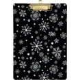 thumbnail image 1 of FMSHPON Christmas Snowflakes Clipboard Hardboard Wood Nursing Clip Board and Pull for Standard A4 Letter 13x9 inches, 1 of 7