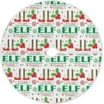 thumbnail image 1 of FMSHPON Christmas Xmas Elf Legs Snowflakes Xmas Christmas Tree Skirt Stand Mat for Holiday Party Decoration Indoor Outdoor 48 inches, 1 of 6