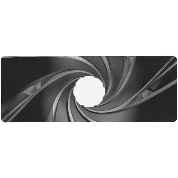 FMSHPON Cool Barrel 3D Rendering Theme Extra Extended Large Gaming Mouse Pad Mat Desk Pad Keyboard Mat 31.5x12 inch