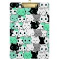 thumbnail image 1 of FMSHPON Cute Cats Clipboard Hardboard Wood Nursing Clip Board and Pull for Standard A4 Letter 13x9 inches, 1 of 7