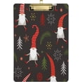 thumbnail image 1 of FMSHPON Cute Christmas Gnomes Clipboard Hardboard Wood Nursing Clip Board and Pull for Standard A4 Letter 13x9 inches, 1 of 7