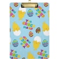 thumbnail image 1 of FMSHPON Easter Chick Rabbit Bunny Clipboard Hardboard Wood Nursing Clip Board and Pull for Standard A4 Letter 13x9 inches, 1 of 8