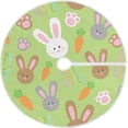 thumbnail image 1 of FMSHPON Easter Xmas Christmas Tree Skirt Stand Mat for Holiday Party Decoration Indoor Outdoor 48 inches, 1 of 6