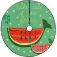 thumbnail image 1 of FMSHPON Fantastic Watermelon Whale Xmas Christmas Tree Skirt Stand Mat for Holiday Party Decoration Indoor Outdoor 36 inches, 1 of 3
