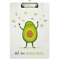 thumbnail image 1 of FMSHPON Funny Avocado Cartoon Clipboard Hardboard Wood Nursing Clip Board and Pull for Standard A4 Letter 13x9 inches, 1 of 6