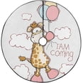 thumbnail image 1 of FMSHPON Funny Giraffe Xmas Christmas Tree Skirt Stand Mat for Holiday Party Decoration Indoor Outdoor 36 inches, 1 of 3