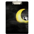 thumbnail image 1 of FMSHPON Golden Moon Black Cute Cat Clipboard Hardboard Wood Nursing Clip Board and Pull for Standard A4 Letter 13x9 inches, 1 of 5