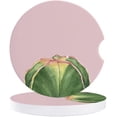 thumbnail image 1 of FMSHPON Green Cactus Plant Pink Set of 6 Car Coaster for Drinks, Absorbent Ceramic Stone Coasters Cup Mat with Cork Base for Home Kitchen Room Coffee Table Bar Decor, 1 of 5