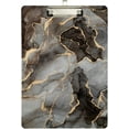 thumbnail image 1 of FMSHPON Green Grey Marble Clipboard Hardboard Wood Nursing Clip Board and Pull for Standard A4 Letter 13x9 inches, 1 of 2