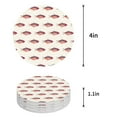 thumbnail image 1 of FMSHPON Green Sea Turtle Design Set of 6 Round Coaster for Drinks, Absorbent Ceramic Stone Coasters Cup Mat with Cork Base for Home Kitchen Room Coffee Table Bar Decor, 1 of 6