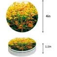 thumbnail image 1 of FMSHPON Green and Yellow Trees Oil Painting Style Set of 8 Round Coaster for Drinks, Absorbent Ceramic Stone Coasters Cup Mat with Cork Base for Home Kitchen Room Coffee Table Bar Decor, 1 of 6