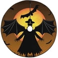 thumbnail image 1 of FMSHPON Halloween Scarecrow Xmas Christmas Tree Skirt Stand Mat for Holiday Party Decoration Indoor Outdoor 36 inches, 1 of 3