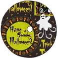 thumbnail image 1 of FMSHPON Halloween Spooky Ghost Xmas Christmas Tree Skirt Stand Mat for Holiday Party Decoration Indoor Outdoor 48 inches, 1 of 3