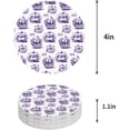 thumbnail image 1 of FMSHPON Halloween Watercolor Pumpkin Grimace Purple Set of 4 Round Coaster for Drinks, Absorbent Ceramic Stone Coasters Cup Mat with Cork Base for Home Kitchen Room Coffee Table Bar Decor, 1 of 6