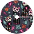 thumbnail image 1 of FMSHPON Halloween Xmas Christmas Tree Skirt Stand Mat for Holiday Party Decoration Indoor Outdoor 48 inches, 1 of 6