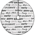 thumbnail image 1 of FMSHPON Happy Birthday Lettering Xmas Christmas Tree Skirt Stand Mat for Holiday Party Decoration Indoor Outdoor 48 inches, 1 of 3