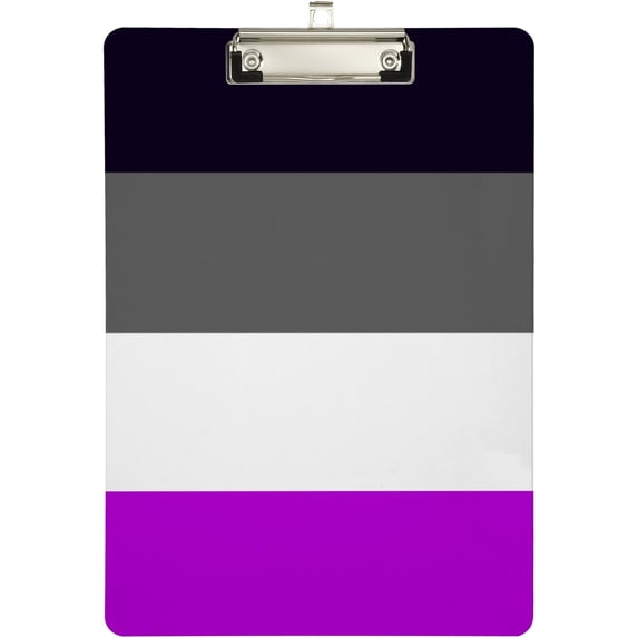 FMSHPON Horizontal Lines Black Grey White Purple Clipboard Hardboard Wood Nursing Clip Board and Pull for Standard A4 Letter 13x9 inches