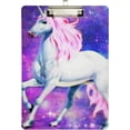 thumbnail image 1 of FMSHPON Horse Unicorn Clipboard Hardboard Wood Nursing Clip Board and Pull for Standard A4 Letter 13x9 inches, 1 of 5