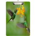 thumbnail image 1 of FMSHPON Hummingbirds Foraging Yellow Flowers Clipboard Hardboard Wood Nursing Clip Board and Pull for Standard A4 Letter 13x9 inches, 1 of 6