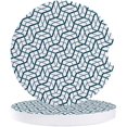 thumbnail image 1 of FMSHPON Irregular Geometric Pattern Set of 6 Car Coaster for Drinks, Absorbent Ceramic Stone Coasters Cup Mat with Cork Base for Home Kitchen Room Coffee Table Bar Decor, 1 of 5