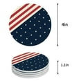 thumbnail image 1 of FMSHPON Jellyfish Set of 4 Round Coaster for Drinks, Absorbent Ceramic Stone Coasters Cup Mat with Cork Base for Home Kitchen Room Coffee Table Bar Decor, 1 of 6
