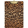 thumbnail image 1 of FMSHPON Leopard Print Clipboard Hardboard Wood Nursing Clip Board and Pull for Standard A4 Letter 13x9 inches, 1 of 7