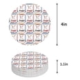 thumbnail image 1 of FMSHPON Lion Set of 8 Round Coaster for Drinks, Absorbent Ceramic Stone Coasters Cup Mat with Cork Base for Home Kitchen Room Coffee Table Bar Decor, 1 of 6
