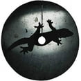 thumbnail image 1 of FMSHPON Lizard Silhouette Xmas Christmas Tree Skirt Stand Mat for Holiday Party Decoration Indoor Outdoor 36 inches, 1 of 3