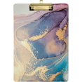 thumbnail image 1 of FMSHPON Luxury Abstract Art1 Clipboard Hardboard Wood Nursing Clip Board and Pull for Standard A4 Letter 13x9 inches, 1 of 8