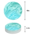 thumbnail image 1 of FMSHPON Marble Set of 4 Round Coaster for Drinks, Absorbent Ceramic Stone Coasters Cup Mat with Cork Base for Home Kitchen Room Coffee Table Bar Decor, 1 of 6