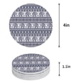 thumbnail image 1 of FMSHPON Merry Christmas Set of 4 Round Coaster for Drinks, Absorbent Ceramic Stone Coasters Cup Mat with Cork Base for Home Kitchen Room Coffee Table Bar Decor, 1 of 6