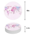 thumbnail image 1 of FMSHPON Merry Christmas Set of 6 Round Coaster for Drinks, Absorbent Ceramic Stone Coasters Cup Mat with Cork Base for Home Kitchen Room Coffee Table Bar Decor, 1 of 6