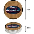 thumbnail image 1 of FMSHPON Merry Christmas Set of 6 Round Coaster for Drinks, Absorbent Ceramic Stone Coasters Cup Mat with Cork Base for Home Kitchen Room Coffee Table Bar Decor, 1 of 6