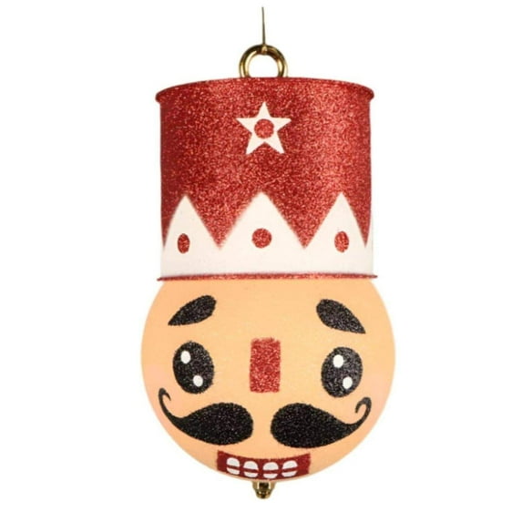 8.5" Holiday Nutcracker Ornament: Red White
