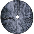 thumbnail image 1 of FMSHPON Misty ForestDense Fog Xmas Christmas Tree Skirt Stand Mat for Holiday Party Decoration Indoor Outdoor 48 inches, 1 of 3