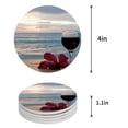 thumbnail image 1 of FMSHPON Modern Geometric Pattern Set of 4 Round Coaster for Drinks, Absorbent Ceramic Stone Coasters Cup Mat with Cork Base for Home Kitchen Room Coffee Table Bar Decor, 1 of 6