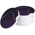 thumbnail image 1 of FMSHPON Moon Lunar Eclipse Starry Set of 4 Car Coaster for Drinks, Absorbent Ceramic Stone Coasters Cup Mat with Cork Base for Home Kitchen Room Coffee Table Bar Decor, 1 of 5