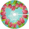 thumbnail image 1 of FMSHPON Mother's Day Beautiful Spring Tulips Flowers Xmas Christmas Tree Skirt Stand Mat for Holiday Party Decoration Indoor Outdoor 36 inches, 1 of 6