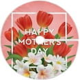 thumbnail image 1 of FMSHPON Mother's Day Beautiful Spring Tulips Flowers Xmas Christmas Tree Skirt Stand Mat for Holiday Party Decoration Indoor Outdoor 36 inches, 1 of 6