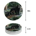 thumbnail image 1 of FMSHPON Ocean Sea Turtle Underwater World Set of 6 Round Coaster for Drinks, Absorbent Ceramic Stone Coasters Cup Mat with Cork Base for Home Kitchen Room Coffee Table Bar Decor, 1 of 6