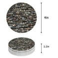 thumbnail image 1 of FMSHPON Ocean Waves Set of 6 Round Coaster for Drinks, Absorbent Ceramic Stone Coasters Cup Mat with Cork Base for Home Kitchen Room Coffee Table Bar Decor, 1 of 6