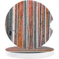 thumbnail image 1 of FMSHPON Oil Painting Style Birch Forest with Autumn Red Leaves Set of 6 Car Coaster for Drinks, Absorbent Ceramic Stone Coasters Cup Mat with Cork Base for Home Kitchen Room Coffee Table Bar Decor, 1 of 5