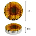 thumbnail image 1 of FMSHPON Peacock Set of 4 Round Coaster for Drinks, Absorbent Ceramic Stone Coasters Cup Mat with Cork Base for Home Kitchen Room Coffee Table Bar Decor, 1 of 6