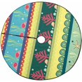 thumbnail image 1 of FMSHPON Sea Stripes Xmas Christmas Tree Skirt Stand Mat for Holiday Party Decoration Indoor Outdoor 48 inches, 1 of 3