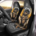 thumbnail image 1 of FMSHPON Set of 2 Car Seat Covers Brown Cool Monkey Bananas Gorilla Tattoo Ape Mascot Universal Auto Front Seats Protector Fits for Car,SUV Sedan,Truck, 1 of 5