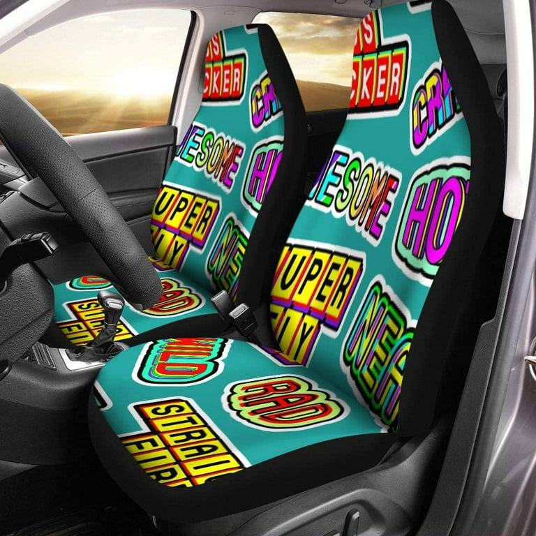 Funky car seat covers clearance