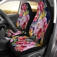 thumbnail image 1 of FMSHPON Set of 2 Car Seat Covers Pink Beauty Watercolor Flower Pattern Colorful Floral French Tropical Universal Auto Front Seats Protector Fits for Car,SUV Sedan,Truck, 1 of 5
