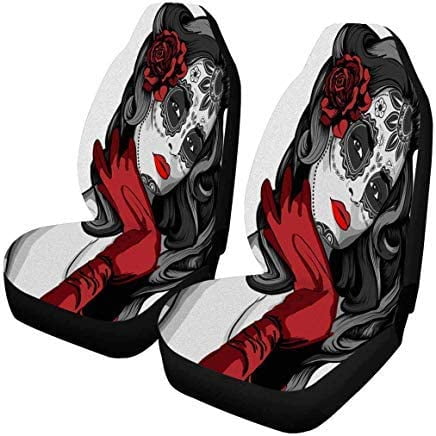 Skull seat on sale covers walmart
