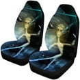 thumbnail image 1 of FMSHPON Set of 2 Car Seat Covers Alien Universal Auto Front Seats Protector Fits for Car,SUV Sedan,Truck, 1 of 3
